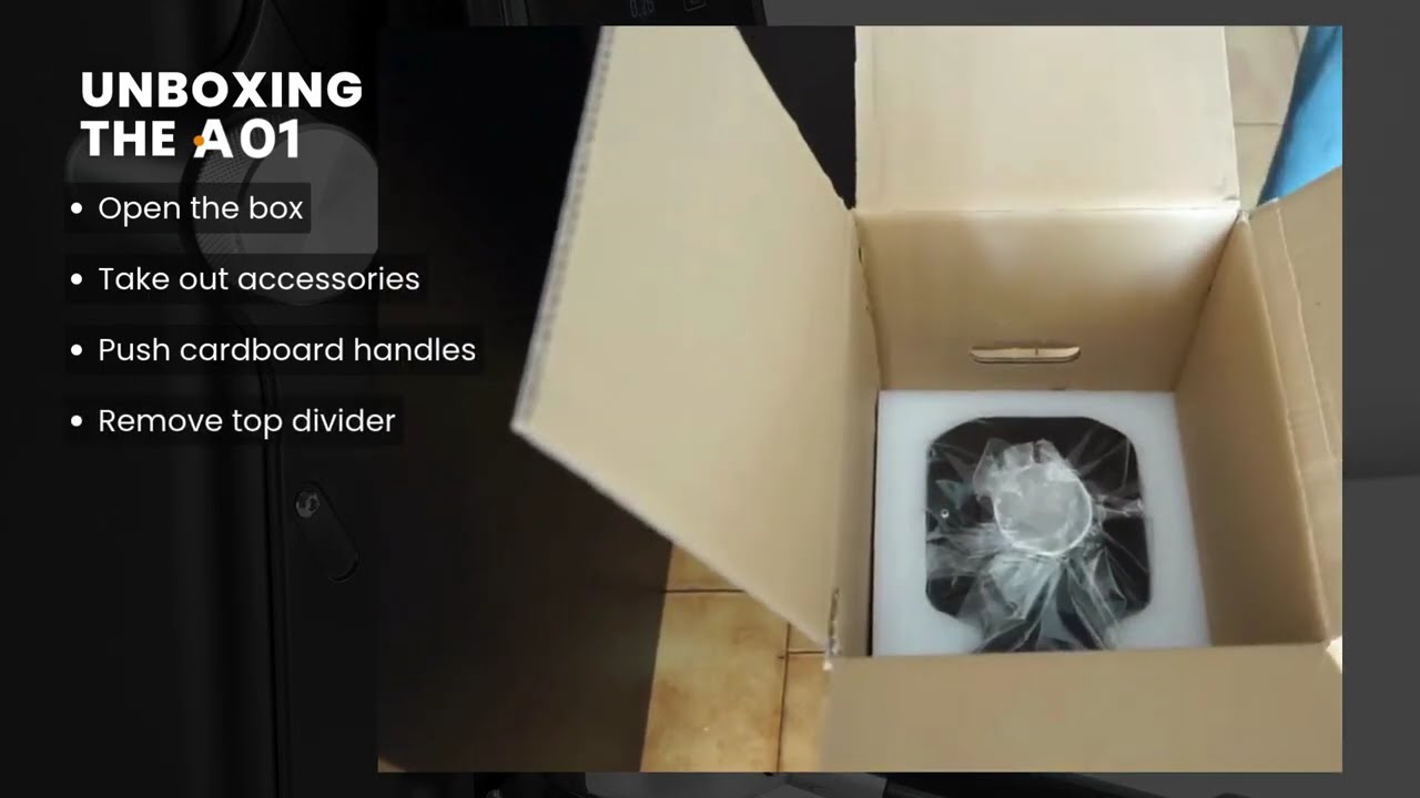 Quamar A01 Coffee Grinder - Step 1: Unboxing the A01