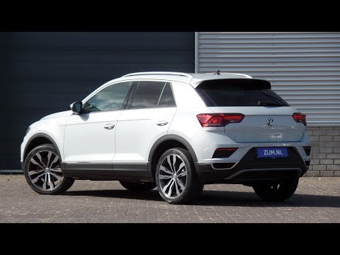 Volkswagen NEW T-roc Sport DSG 2018 White Silver 19 inch Suzuka walk around & detail inside