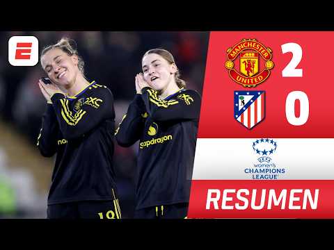 MANCHESTER UNITED vs ATLÉTICO MADRID | Highlights | Resumen | UEFA Women's Champions League