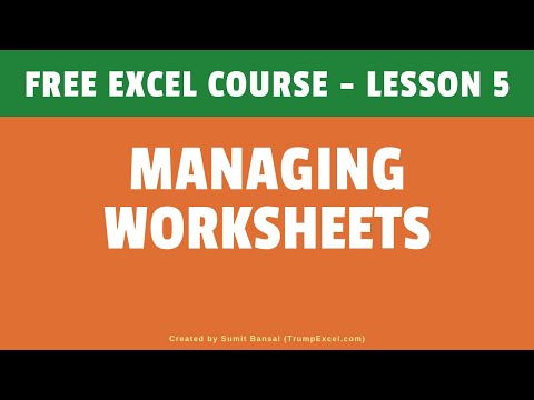 Getting Started with Excel | Excel For Beginners | FREE Excel Course
