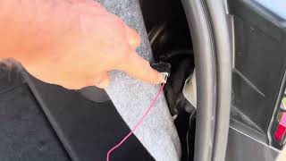 How to test taillight and wiring to it, Tesla model 3 or Y