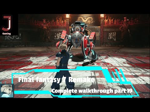 Final fantasy 7 Remake walkthrough part 19 Trophy wrap-up part 1