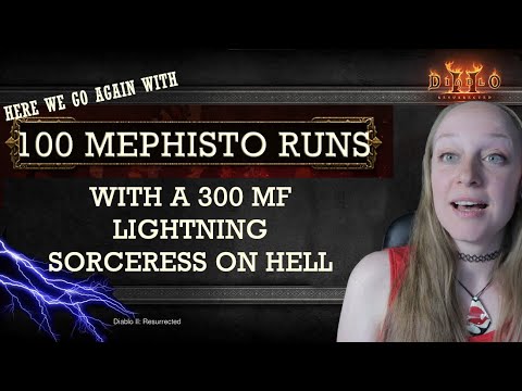 100 Mephisto runs - Diablo 2: Resurrected Patch 2.4 Ladder