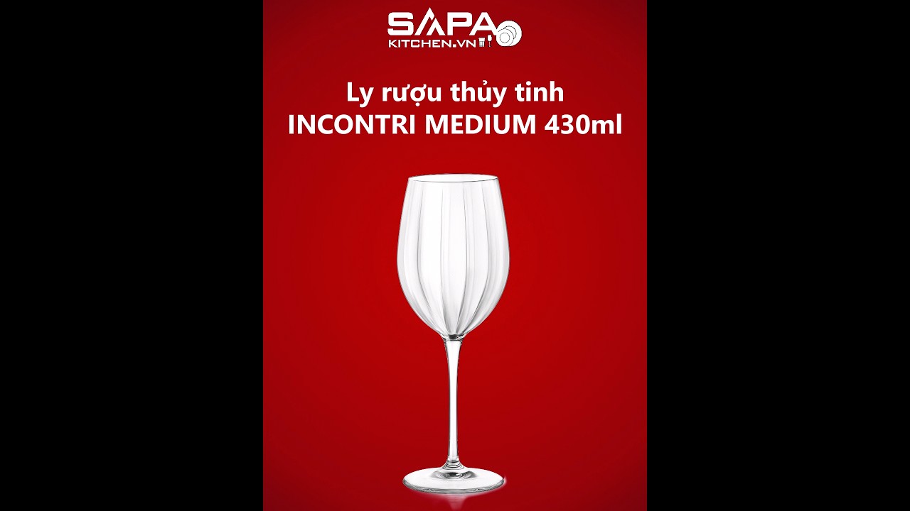 Ly rượu thủy tinh Incontri Medium 43cl