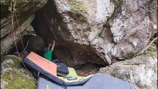 Video thumbnail of Done and Dusted, 7c. Murgtal