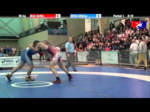Nick Heflin vs. Willie Miklus at 2013 ASICS University Nationals - FS
