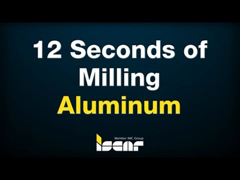 12sec of Aluminium Milling