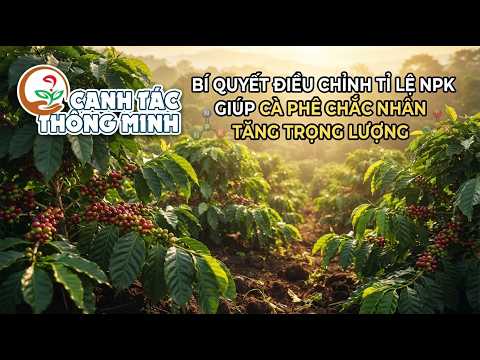Canh Tác Thông Minh | Bí Quyết Điều Chỉnh Tỉ Lệ NPK Giúp Cà Phê Chắc Nhân Tăng Trọng Lượng ☕