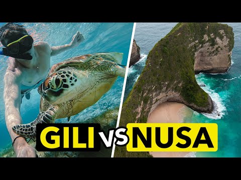 🇮🇩 Nusa Penida Vs Gili - Which Is BETTER?