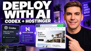 🚀 How I Deploy Codex AI Websites to Hostinger in 1 Click!