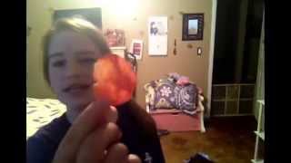 Trying munchos flamin hot potato chips