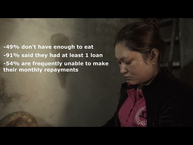 សម្ពាធក្រោមថ្នេរសាច់ក្រណាត់៖ កម្មករវាយនភ័ណ្ឌកាត់ដេរនៅកម្ពុជាបាត់បង់ប្រាក់ឈ្នួលរយៈពេលវែង