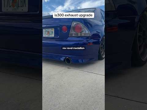 IS300 stock exhaust vs Revel Medallion Touring S (before & after)