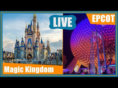 🔴Live: Friday Night at Epcot & Magic Kingdom! - Walt Disney World Livestream