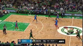 1st Quarter, One Box Video: Boston Celtics vs. Oklahoma City Thunder