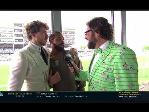 Drake and Jack Harlow Interview on NBC at Kentucky Derby