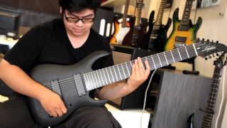 Video thumbnail for Legator Ninja 300 Pro 9-String sweep picking test by Jester Nihilist Strain by MuzicCraft
