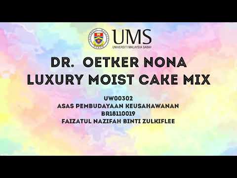 Dr. Oetker Nona Pandan Luxury Moist Cake
