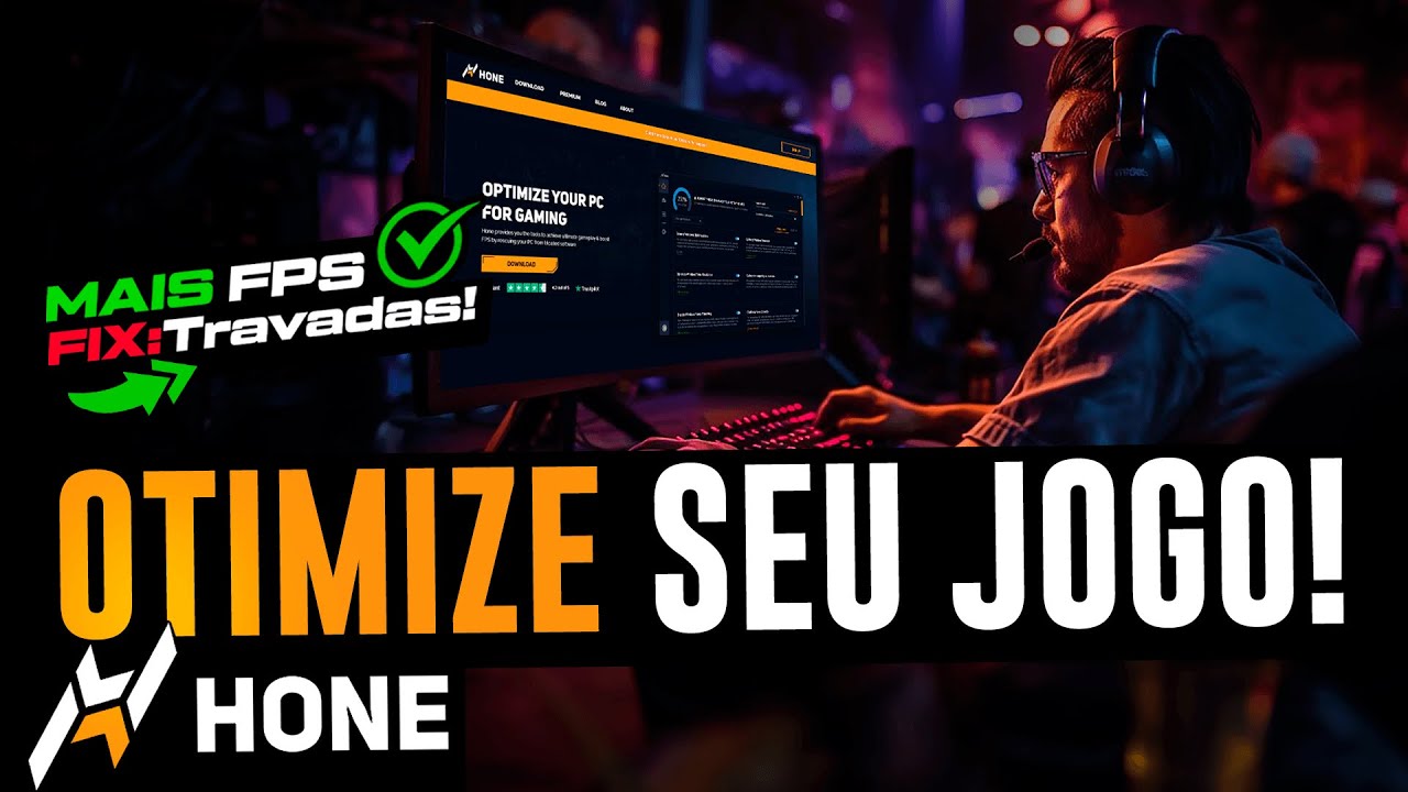 NOVO HONE ESTÁ AINDA MELHOR! TWEAKER DE COMO OTIMIZAR O PC PARA MAIS DESEMPENHO E FPS NOS JOGOS!