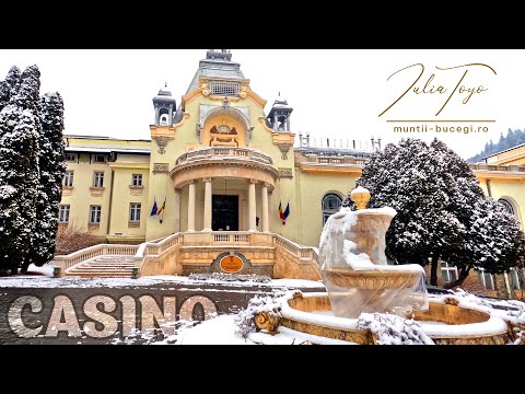 🔴 LIVE Sinaia: Plimbare la pas prin parcul stațiunii SINAIA - 4K (Cazino Sinaia - tarife & orar)
