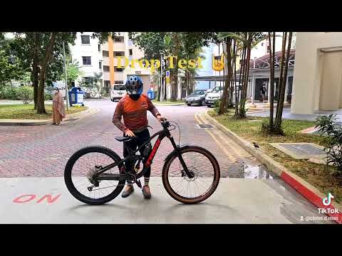 OHLINS TTX AIR SHOCK DROP TEST