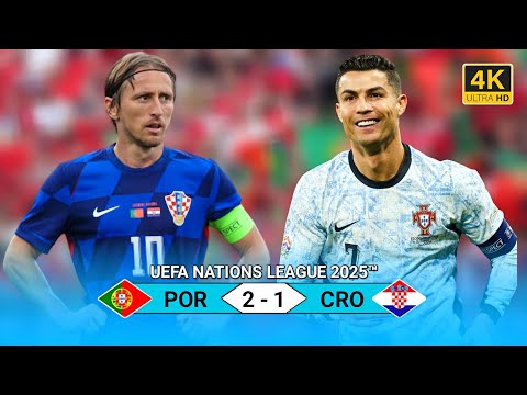 Ronaldo wows the crowd with a magic goal 🤯💥 Portugal (2-1) Croatia 4K - Nations league highlights