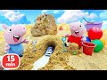 Peppa Pig And George The Funniest Family Adventures Stuffed Animal Videos For Children