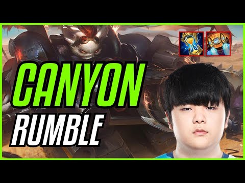 CANYON - RUMBLE vs MALRANG - KINDRED JUNGLE - EUW CHALLENGER - PATCH 11.10