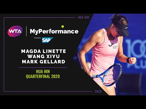 My Performance 360 | Magda Linette, Wang Xiyu and Mark Gellard | 2020 Hua Hin Quarterfinal