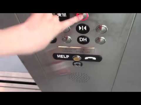 Scenic ThyssenKrupp Synergy MRL Traction Elevators @ Club Regent Casino Parking Garage, Winnipeg, MB