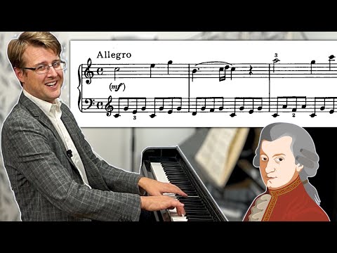 Mozart Sonata "FACILE" in C major (K.545) mvt 1 - Analysis: SCALES and SEQUENCES