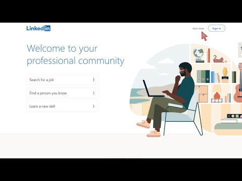 How to create a LinkedIn Profile Account with your name ... - YouTube