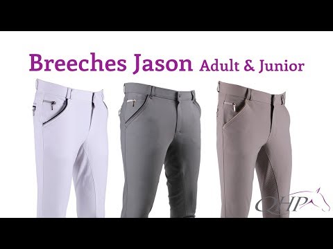 Breeches Jason Anti-Slip Full Seat - Grey 