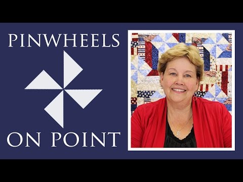 Make a Pinwheels On Point with Fence Rail Quilt with Jenny Doan of Missouri Star! (Video Tutorial)