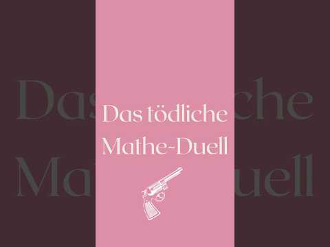 Das tödliche #mathe #duell! #wissen #nerd
