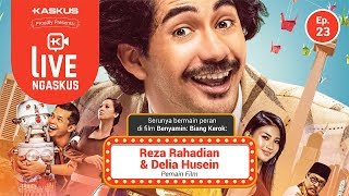 Download lagu LIVE NGASKUS [Episode 23]: Reza Rahadian & Delia Husein (Film 'Benyamin: Biang Kerok') mp3