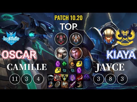 hyF Oscar Camille vs GAM Kiaya Jayce Top - KR Patch 10.20