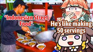Kiara Watch Videos Of Indonesian Street Food Who Makes Indomie With Big Portion【Hololive EN】