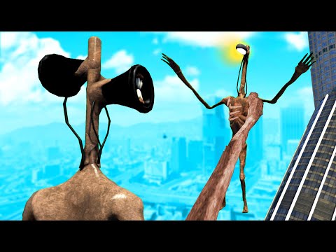 GTA 5 - LIGHT HEAD vs SIREN HEAD!!