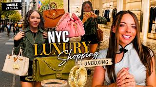 NEW YORK CITY Hermes Chanel Dior Fendi Van Cleef & More Luxury Shopping Vlog