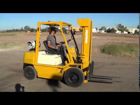 1994 Komatsu FG25C - 5000lb Capacity Pneumatic Tire Forklift for Sale in Phoenix, AZ (Stock #18410)