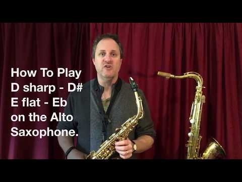 Notes On Alto Saxophone - E flat D sharp | How To Play E flat D sharp On The Alto Saxophone