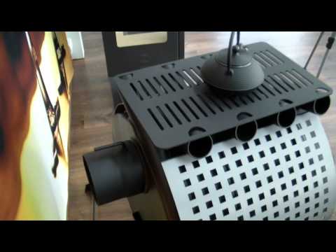 Warmluftofen BRUNO MINI II "Design" - BRUNO Ofen, Kaminofen, Werkstattofen