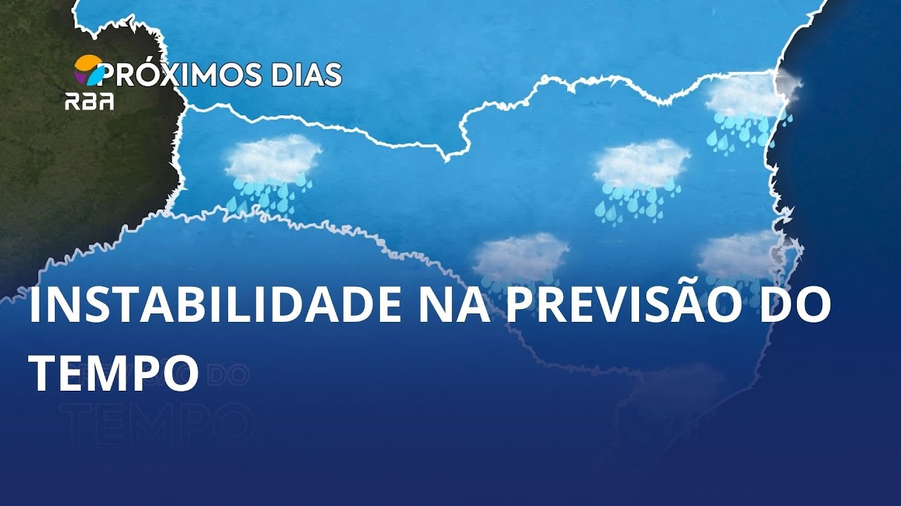 ⛈️ Instabilidade na previsão do tempo