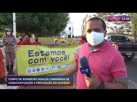 Corpo de Bombeiros realiza campanha de conscientização e prevenção ao suicídio 29 09 2020