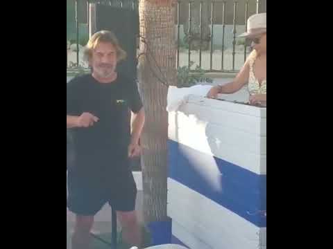 Jamiroquai  🌟 in Marbella  after his concert at Malaga! very happy ! he dance🌟