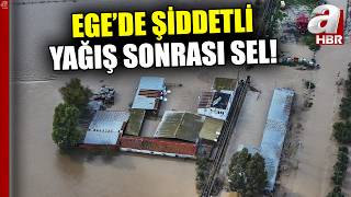 Gediz Nehri Taştı Manisa Ovası Sualtında Kaldı! | A Haber