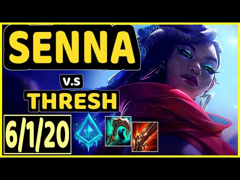 JESIZ (SENNA) vs THRESH - 6/1/20 KDA BOTTOM SUPPORT GAMEPLAY - EUW Ranked GRANDMASTER