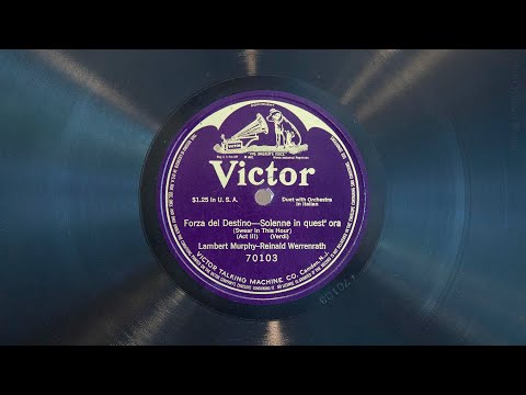 Solenne in quest'ora • Lambert Murphy & Reinald Werrenrath (EMGCR Mark Xb Oversize Gramophone)