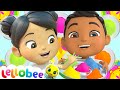 Holi Song | Color Festival | Lellobee by CoComelon | Sing Along | Nursery Rhymes and Songs for Kids